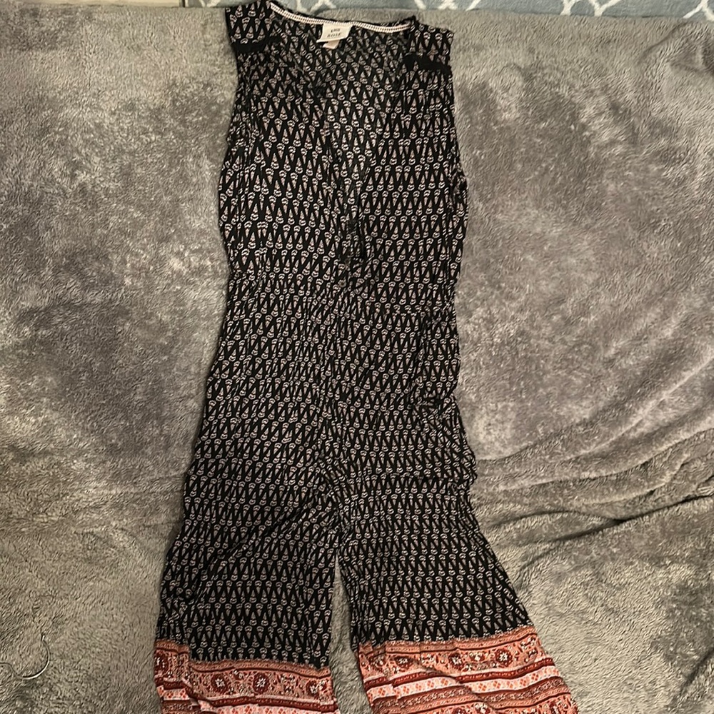 Long pant romper